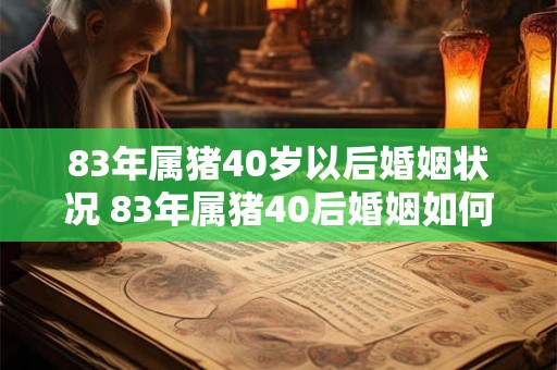 83年属猪40岁以后婚姻状况 83年属猪40后婚姻如何