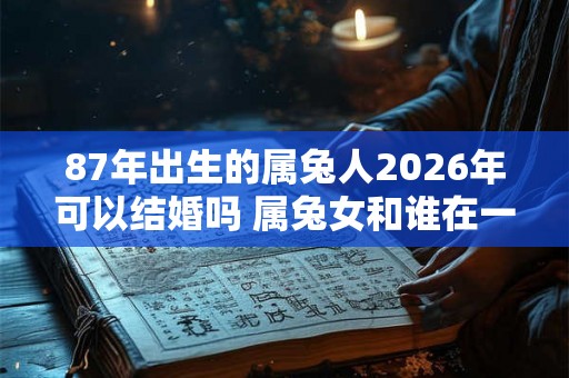 87年出生的属兔人2026年可以结婚吗 属兔女和谁在一起好