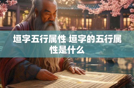 垣字五行属性 垣字的五行属性是什么