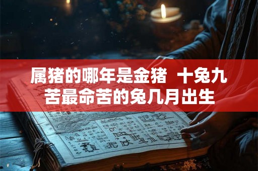 属猪的哪年是金猪  十兔九苦最命苦的兔几月出生