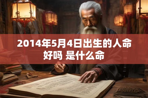 2014年5月4日出生的人命好吗 是什么命
