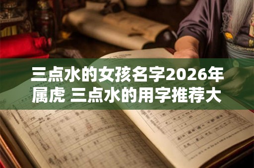 三点水的女孩名字2026年属虎 三点水的用字推荐大全