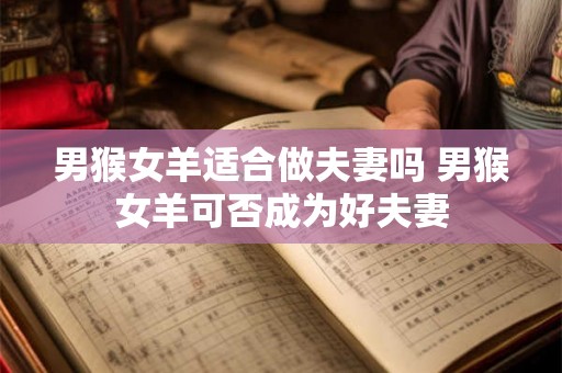 男猴女羊适合做夫妻吗 男猴女羊可否成为好夫妻 男猴女羊适合做夫妻吗 男猴女羊可否成为好夫妻