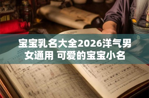 宝宝乳名大全2026洋气男女通用 可爱的宝宝小名 宝宝乳名大全2026洋气男女通用 可爱的宝宝小名