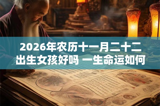 2026年农历十一月二十二出生女孩好吗 一生命运如何 2026年农历十一月二十二出生女孩好吗 一生命运如何