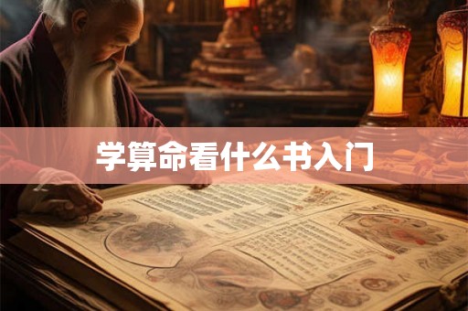 学算命看什么书入门