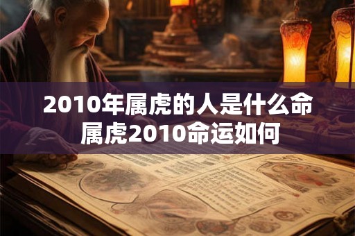 2010年属虎的人是什么命 属虎2010命运如何