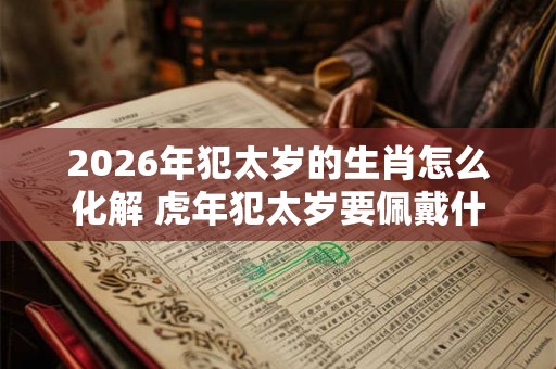 2026年犯太岁的生肖怎么化解 虎年犯太岁要佩戴什么破解
