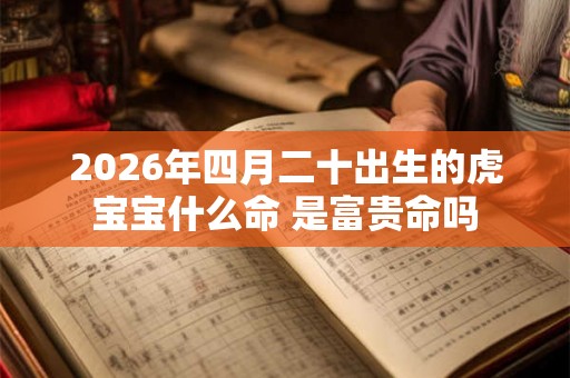 2026年四月二十出生的虎宝宝什么命 是富贵命吗