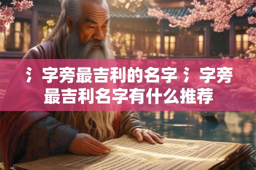 氵字旁最吉利的名字 氵字旁最吉利名字有什么推荐