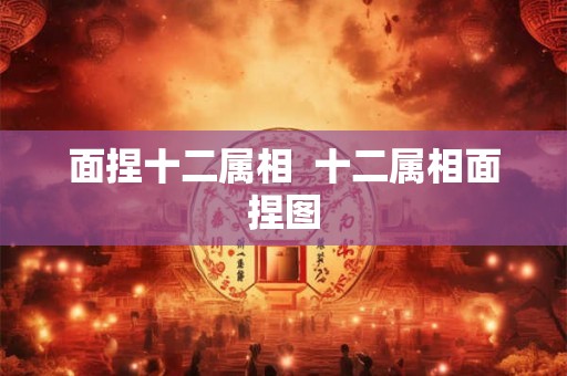 面捏十二属相 十二属相面捏图 面捏十二属相 十二属相面捏图