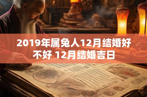 2019年属兔人12月结婚好不好 12月结婚吉日