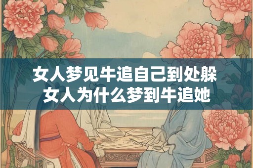 女人梦见牛追自己到处躲 女人为什么梦到牛追她