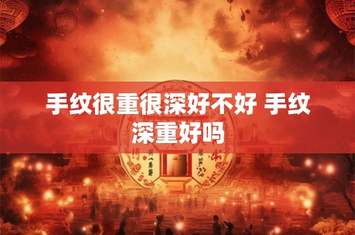 手纹很重很深好不好 手纹深重好吗