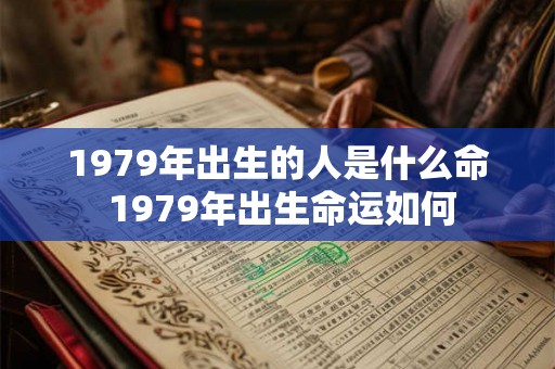 1979年出生的人是什么命 1979年出生命运如何