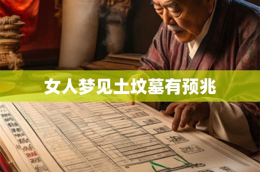 女人梦见土坟墓有预兆