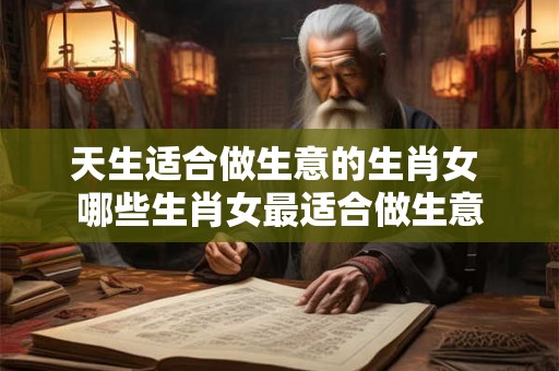 天生适合做生意的生肖女 哪些生肖女最适合做生意 天生适合做生意的生肖女 哪些生肖女最适合做生意