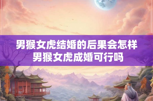 男猴女虎结婚的后果会怎样 男猴女虎成婚可行吗