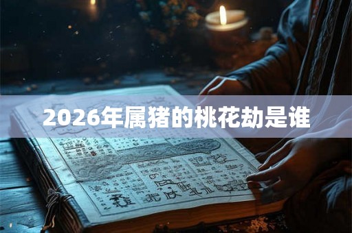 2026年属猪的桃花劫是谁