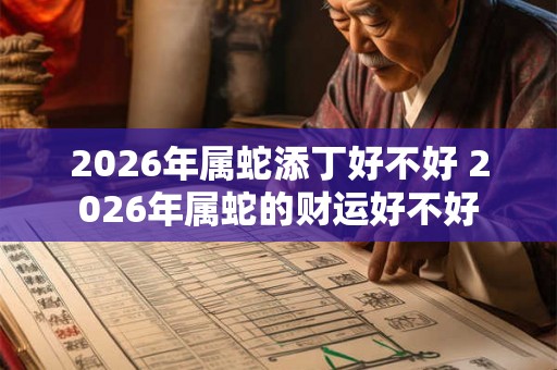 2026年属蛇添丁好不好 2026年属蛇的财运好不好 2026年属蛇添丁好不好 2026年属蛇的财运好不好