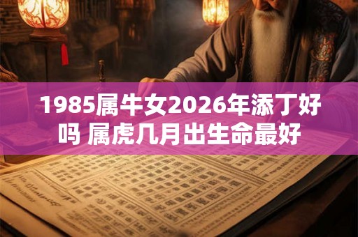 1985属牛女2026年添丁好吗 属虎几月出生命最好 1985属牛女2026年添丁好吗 属虎几月出生命最好