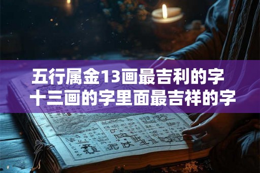 五行属金13画最吉利的字  十三画的字里面最吉祥的字