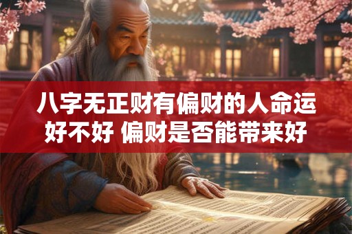 八字无正财有偏财的人命运好不好 偏财是否能带来好运 八字无正财有偏财的人命运好不好 偏财是否能带来好运