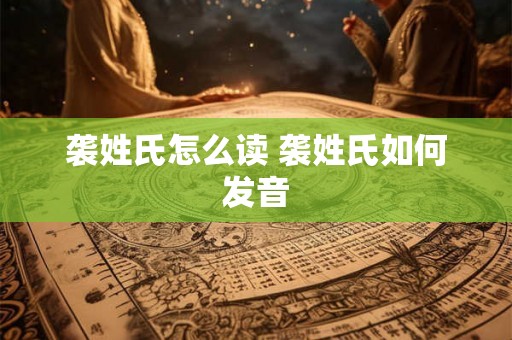袭姓氏怎么读 袭姓氏如何发音 袭姓氏怎么读 袭姓氏如何发音