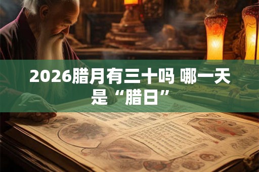 2026腊月有三十吗 哪一天是“腊日”