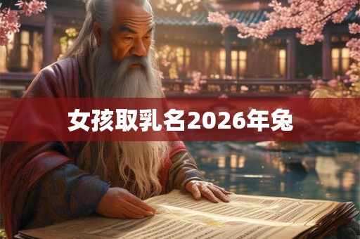 女孩取乳名2026年兔