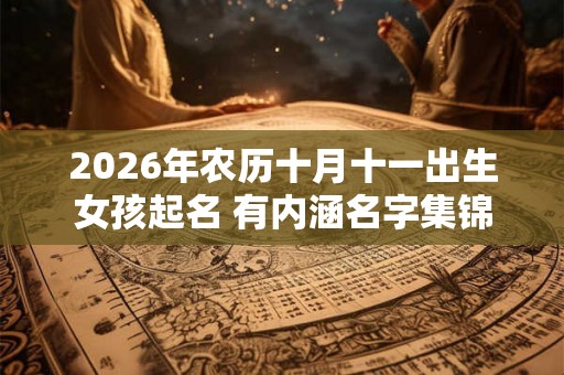 2026年农历十月十一出生女孩起名 有内涵名字集锦