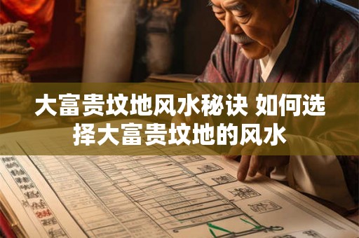 大富贵坟地风水秘诀 如何选择大富贵坟地的风水