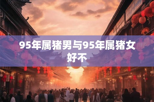 95年属猪男与95年属猪女好不