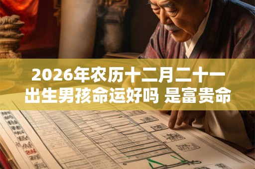 2026年农历十二月二十一出生男孩命运好吗 是富贵命吗 2026年农历十二月二十一出生男孩命运好吗 是富贵命吗