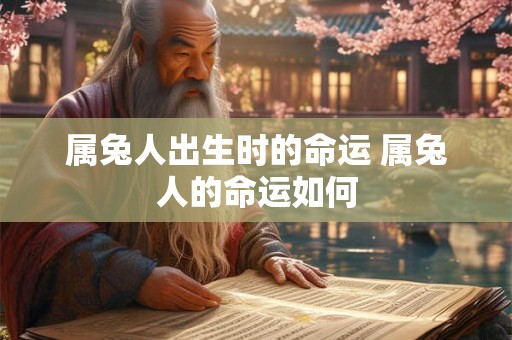 属兔人出生时的命运 属兔人的命运如何