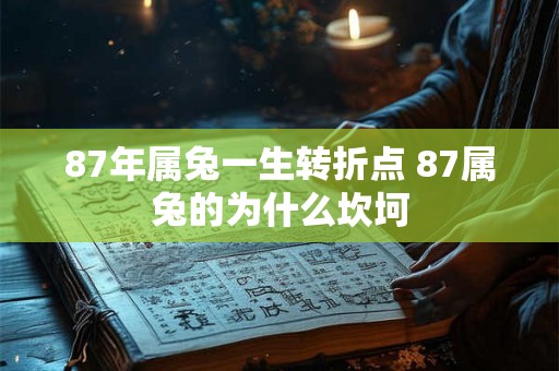 87年属兔一生转折点 87属兔的为什么坎坷