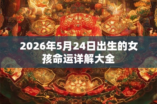 2026年5月24日出生的女孩命运详解大全