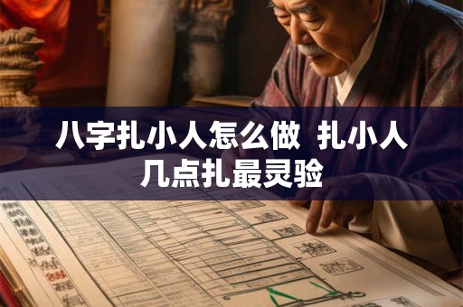 八字扎小人怎么做 扎小人几点扎最灵验 八字扎小人怎么做 扎小人几点扎最灵验