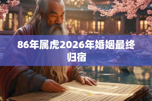 86年属虎2026年婚姻最终归宿