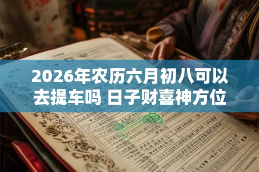 2026年农历六月初八可以去提车吗 日子财喜神方位 2026年农历六月初八可以去提车吗 日子财喜神方位