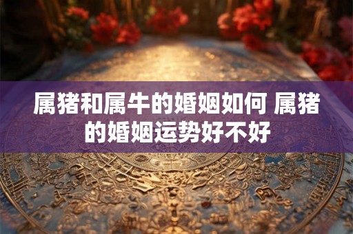 属猪和属牛的婚姻如何 属猪的婚姻运势好不好