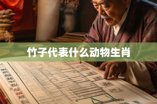 竹子代表什么动物生肖