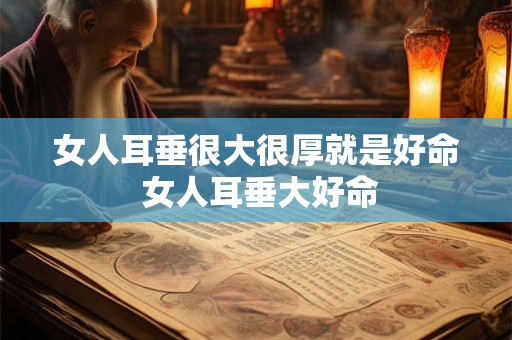 女人耳垂很大很厚就是好命 女人耳垂大好命