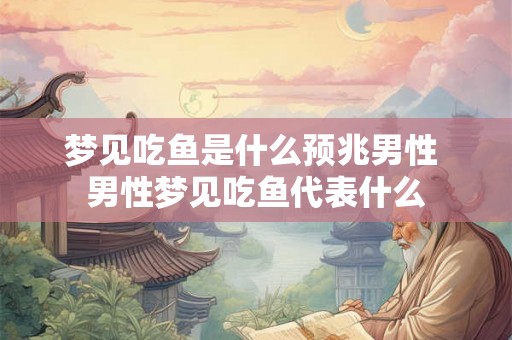 梦见吃鱼是什么预兆男性 男性梦见吃鱼代表什么