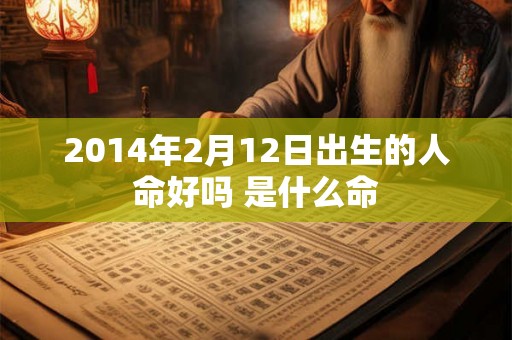 2014年2月12日出生的人命好吗 是什么命