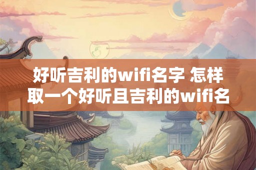 好听吉利的wifi名字 怎样取一个好听且吉利的wifi名字 好听吉利的wifi名字 怎样取一个好听且吉利的wifi名字