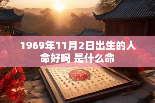 1969年11月2日出生的人命好吗 是什么命