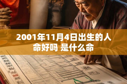 2001年11月4日出生的人命好吗 是什么命