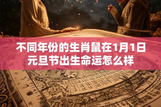 不同年份的生肖鼠在1月1日元旦节出生命运怎么样 不同年份的生肖鼠在1月1日元旦节出生命运怎么样