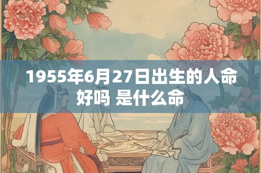 1955年6月27日出生的人命好吗 是什么命